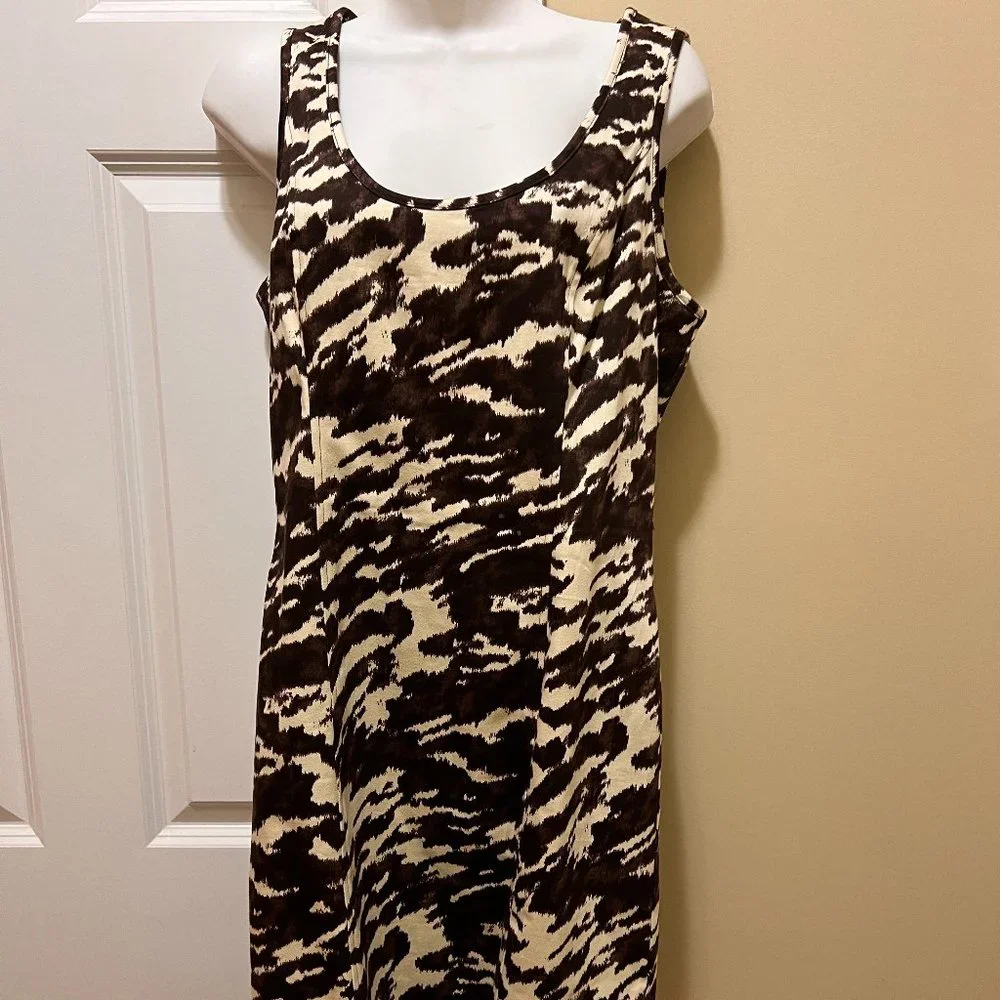 Michael Kors dress Size 6 creme and brown